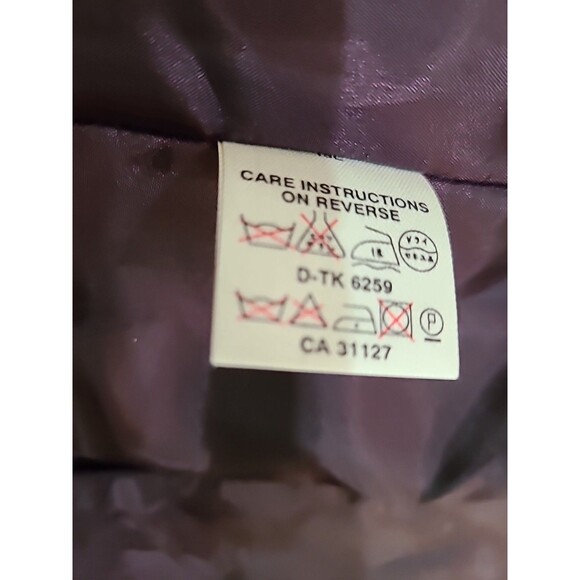 Vintage Y2K Womens 12  Silk Floral Over Coat Jacket & Pants  Suit Purple Fairy - Picture 7 of 16